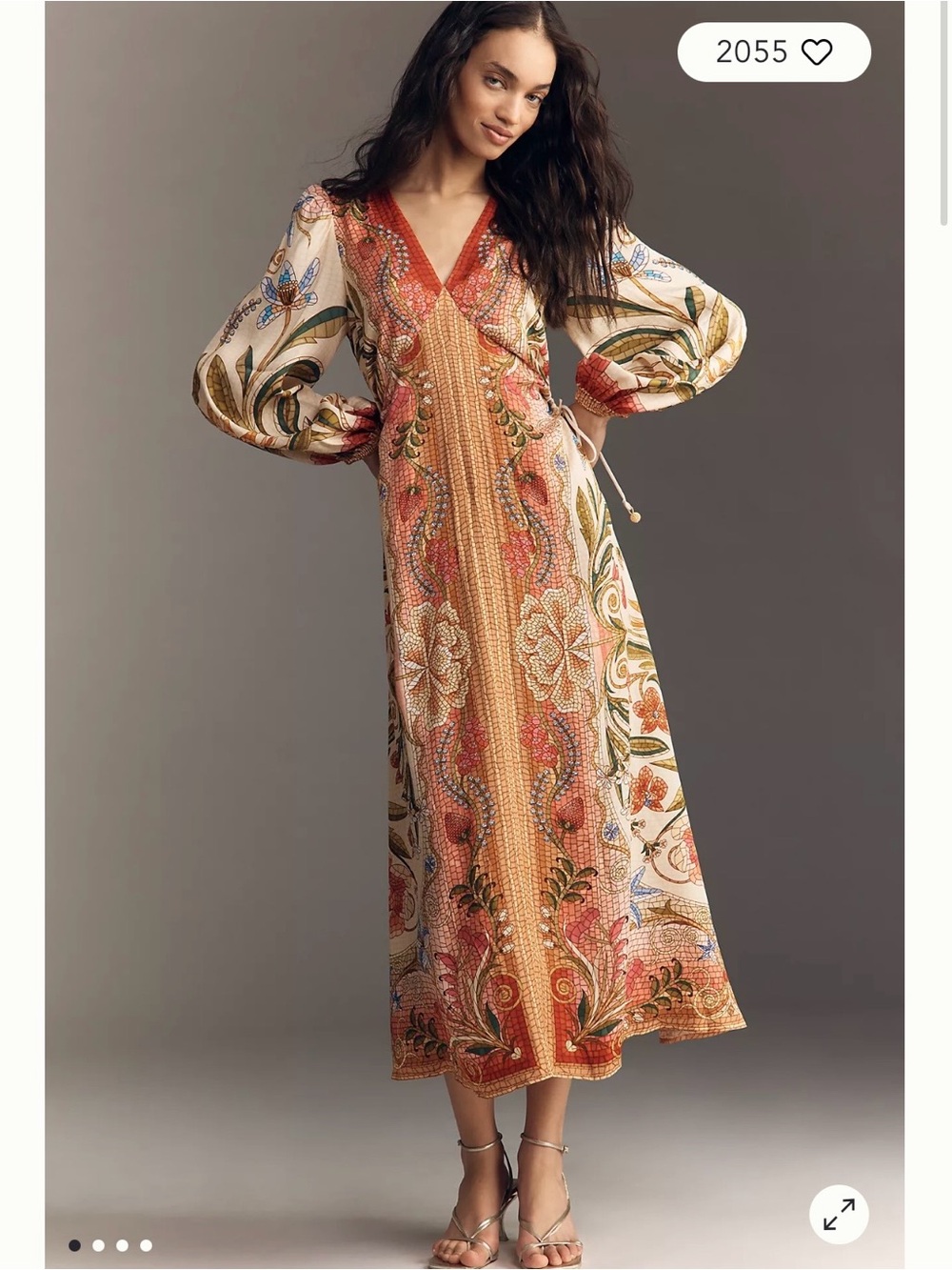 Farm Rio side ruched maxi dress - Picture 12 of 16